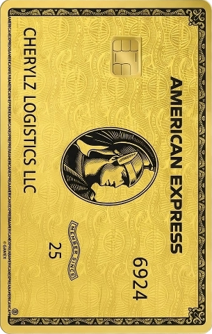 Luxury metal credit card front